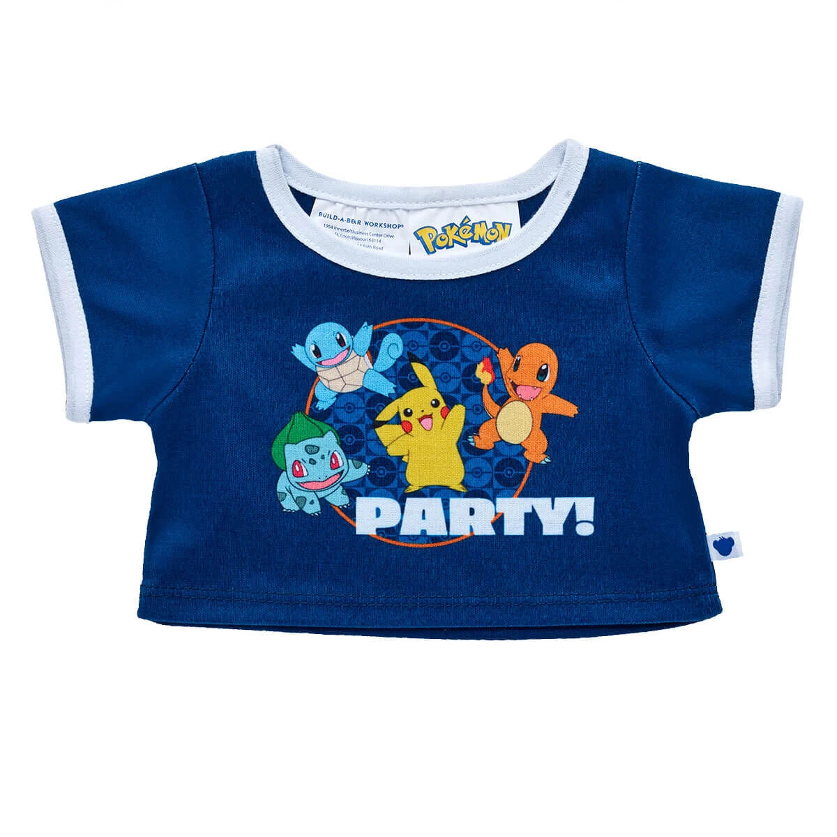 Pokémon Party T-Shirt for Stuffed Animals | Build-A-Bear® - US 4196