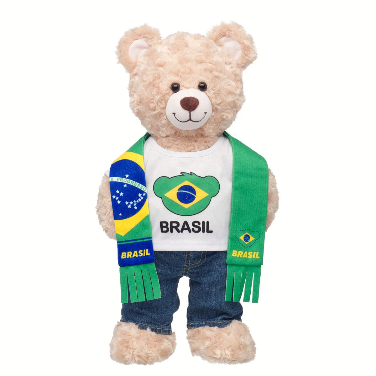 Brazil Scarf & T-Shirt Set | Build-A-Bear - US 8632