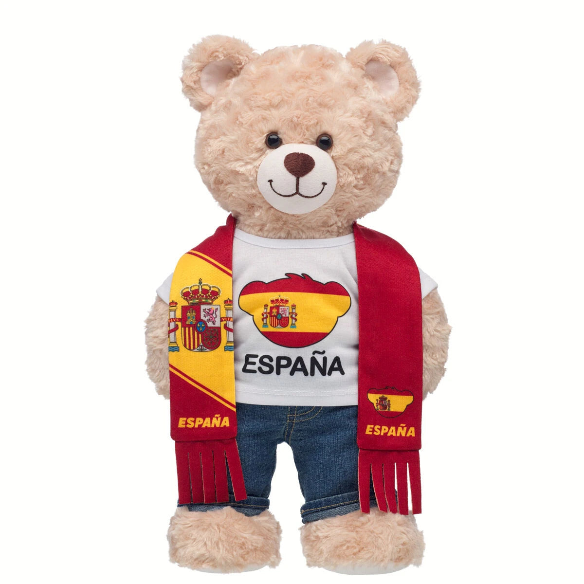 Spain Scarf & T-Shirt Set | Build-A-Bear - US 0915