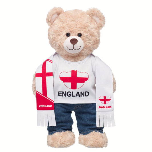 England Scarf & T-Shirt Set | Build-A-Bear - US 6285