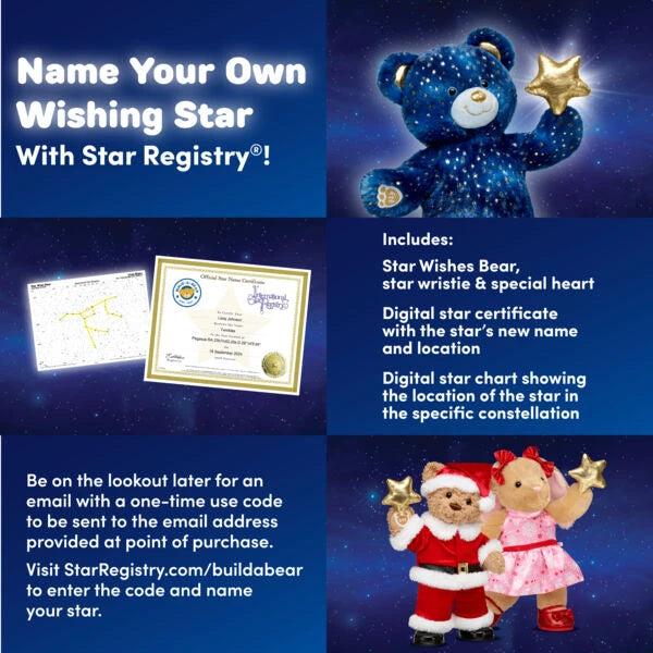 Star Wishes Teddy Bear | Build-A-Bear® - US 3160