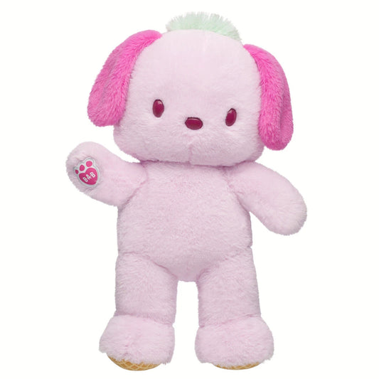 Sanrio Hello Kitty & Friends Strawberry Ice Cream Pochacco Plush | Build-A-Bear - US 0274