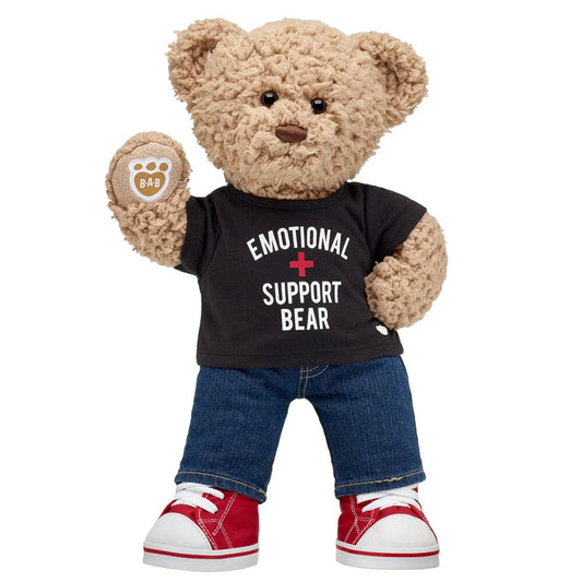 Timeless Teddy Bear "Emotional Support" Gift Set | Build-A-Bear® - US 8482