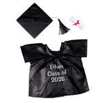 Personalized Embroidered Black Graduation Set | Build A Bear - US 1716
