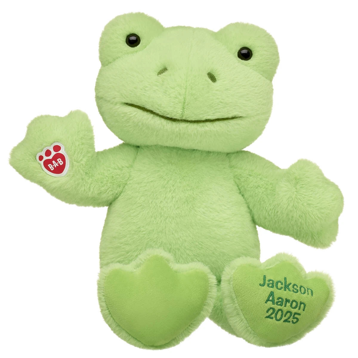 Personalized Embroidered Green Frog Plush Toy | Build-A-Bear® - US 5978