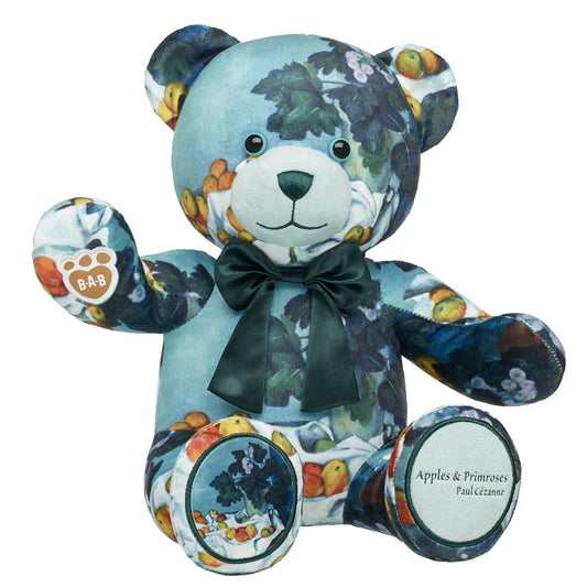 Cézanne Still Life Painting Teddy Bear &amp; Bow | Build-A-Bear® - US 6651