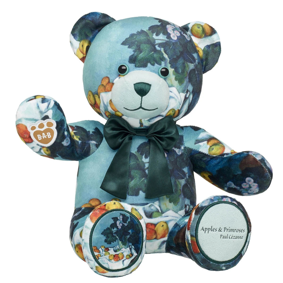 Cézanne Still Life Painting Teddy Bear &amp; Bow | Build-A-Bear® - US 5442