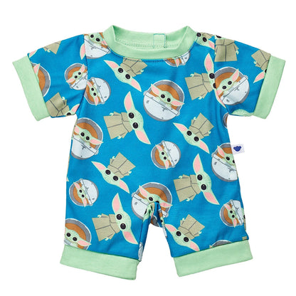 Happy Hugs Teddy Bear with Star Wars Grogu™ Sleeper &amp; Slippers Gift Set | Build-A-Bear® - US 9743