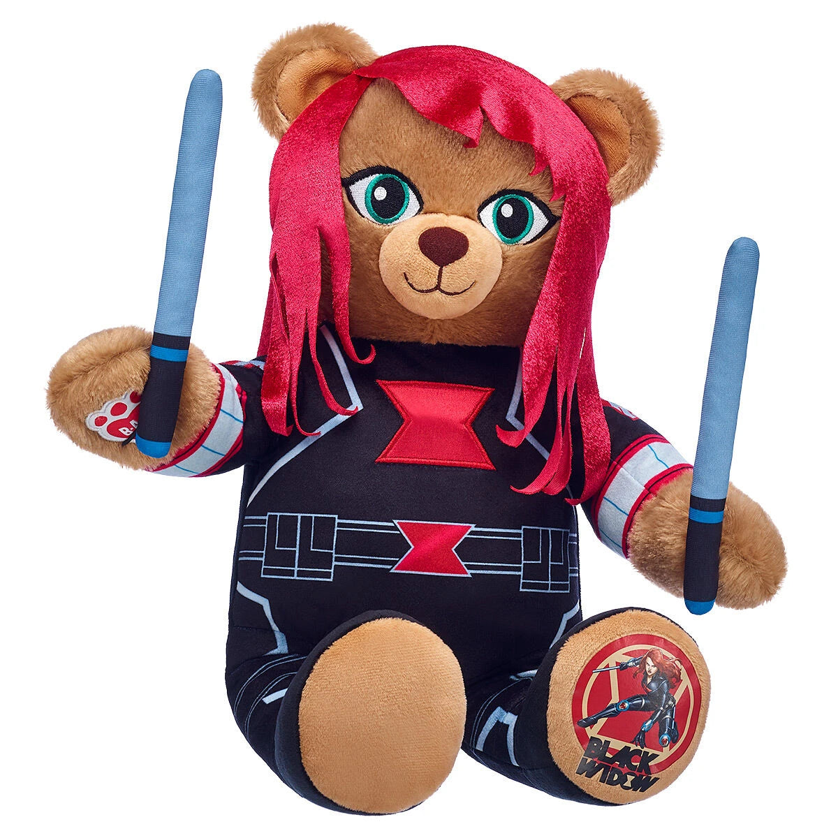 Marvel Black Widow Inspired Teddy Bear | Build-A-Bear® - US 4970