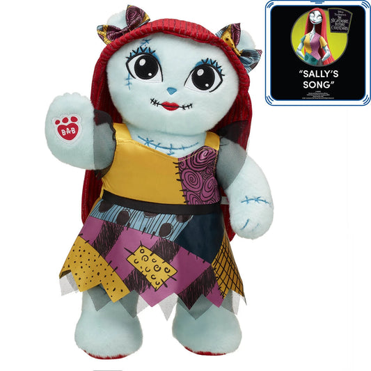 Online Exclusive Disney Tim Burton's The Nightmare Before Christmas Sweet Sally Plush Gift Set with Sound | Build-A-Bear® - US 3000