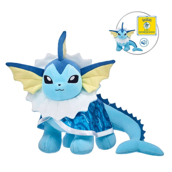 Pokémon Vaporeon Plush Bundle | Build-A-Bear - US 8128