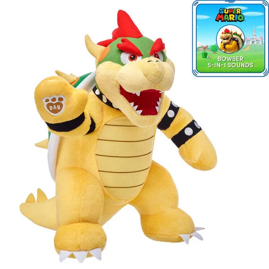 Super Mario Bowser Plush w/ 5-in-1 Sound | Build-A-Bear - US 7540