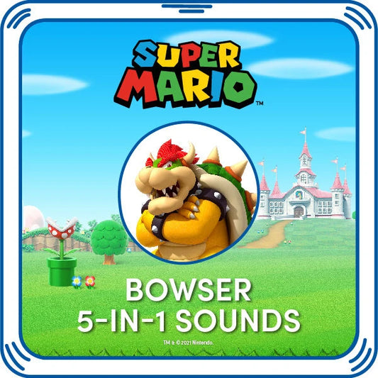 Super Mario Bowser 5-in-1 Sounds | Build-A-Bear - US 0647