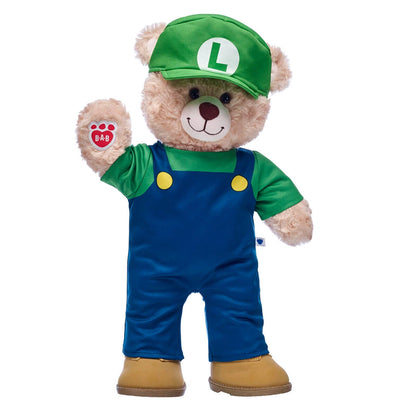 Super Mario Luigi Costume | Build-A-Bear - US 8772