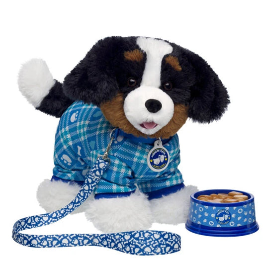 Promise Pets Bernese Mountain Dog Stuffed Animal Leash &amp; Bone Gift Set | Build-A-Bear - US 2453