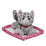 Promise Pets Ocicat Stuffed Animal w/ Pink Bed | Build-A-Bear - US 7081