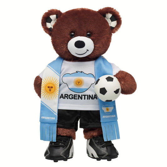 Let's Goal Bear Argentina Gift Set | Build-A-Bear - US 5850
