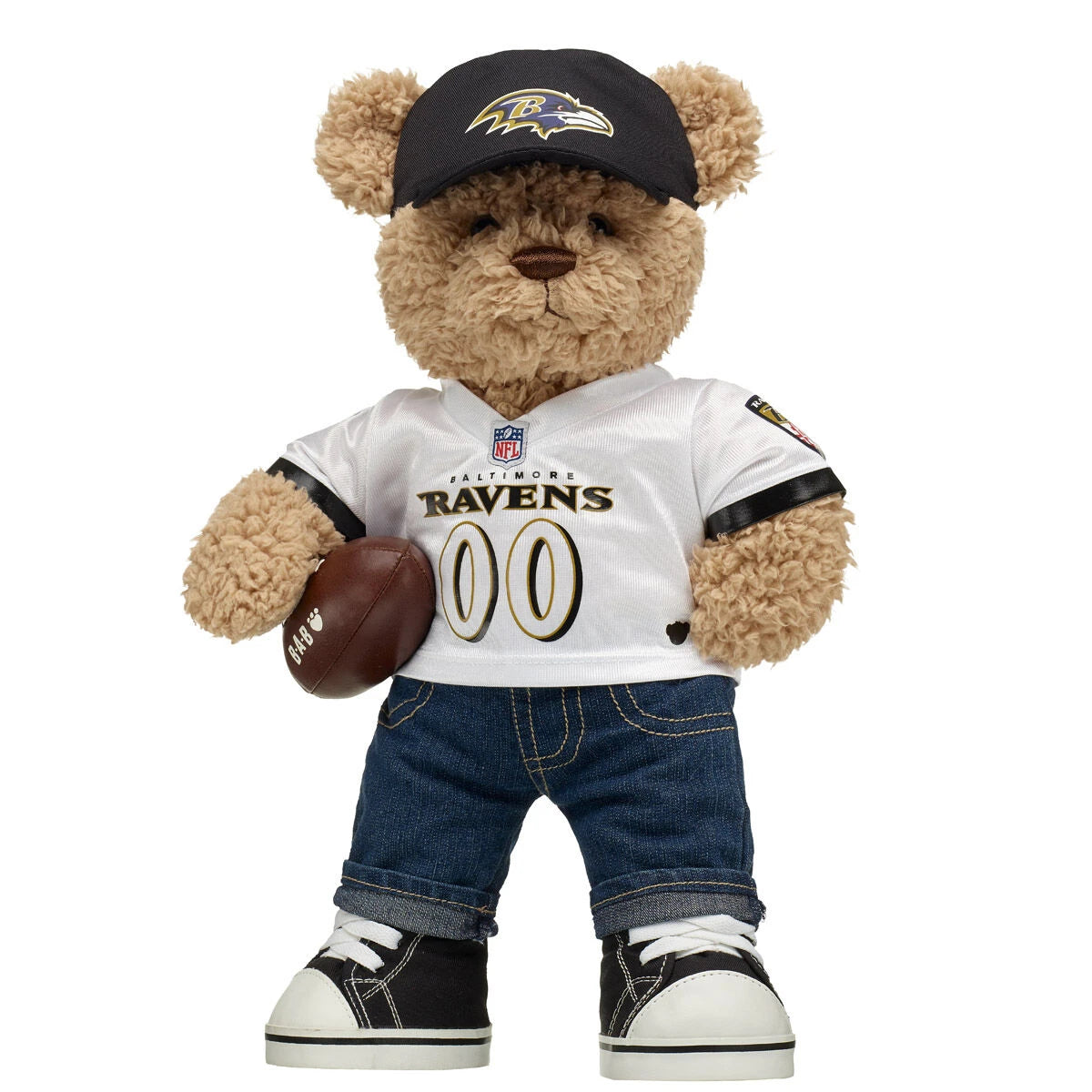 Baltimore Ravens Timeless Teddy Bear Football Gift Set - US 6307