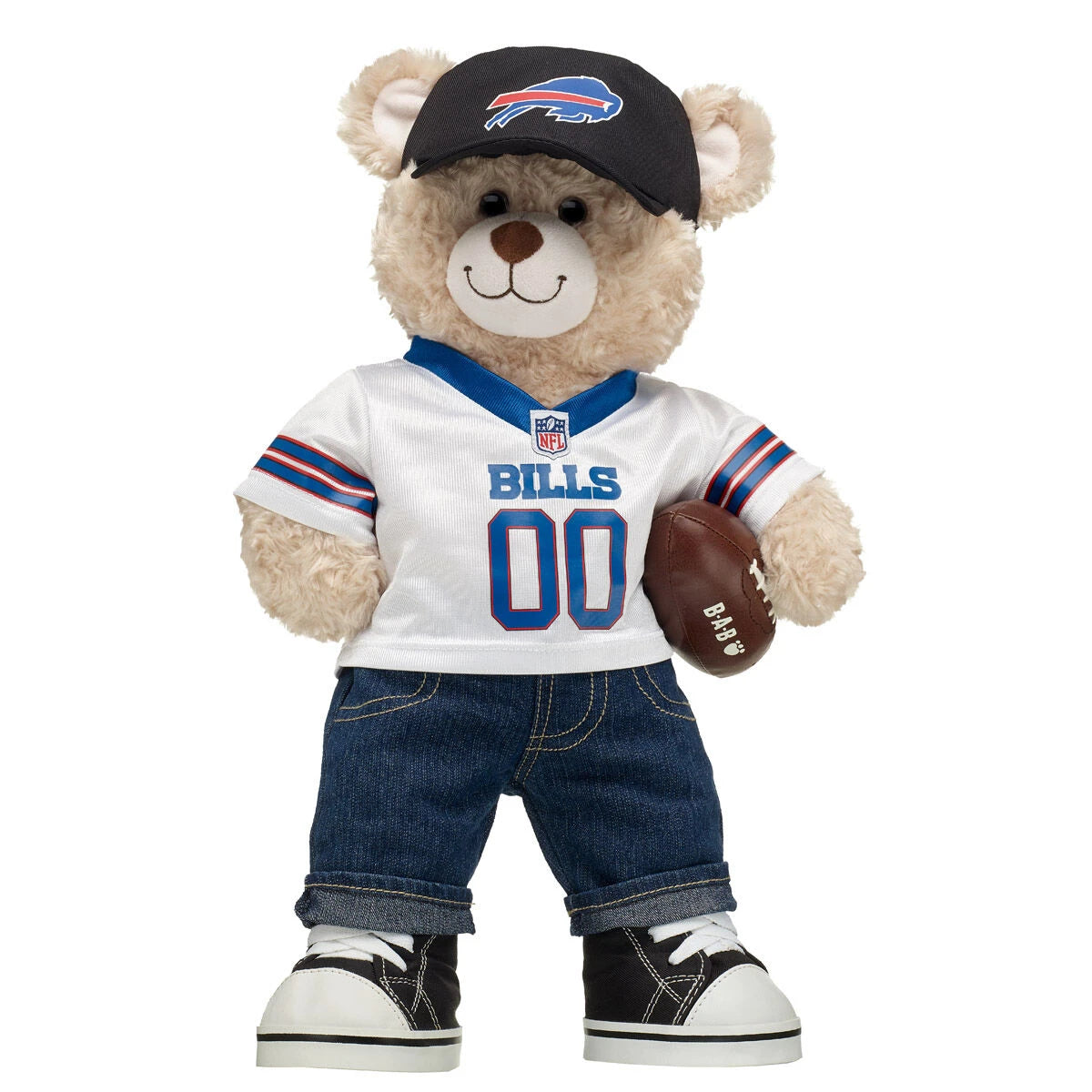 Buffalo Bills Happy Hugs Teddy Bear Football Gift Set - US 7735