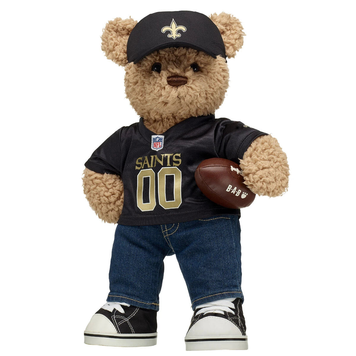 New Orleans Saints Timeless Teddy Bear Football Gift Set - US 5440