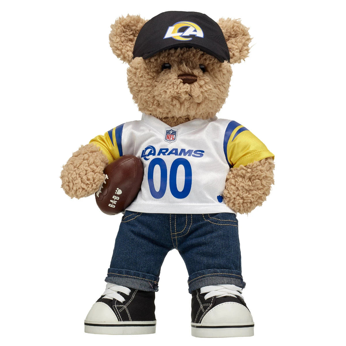 Los Angeles Rams Timeless Teddy Bear Football Gift Set - US 6866