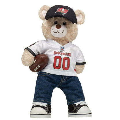 Tampa Bay Buccaneers Happy Hugs Teddy Bear Football Gift Set - US 7124