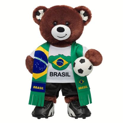 Let's Goal Bear Brasil Gift Set | Build-A-Bear - US 9868