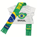 Brazil Scarf &amp; T-Shirt Set | Build-A-Bear - US 5376