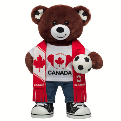 Let's Goal Bear Canada Gift Set | Build-A-Bear - US 5080