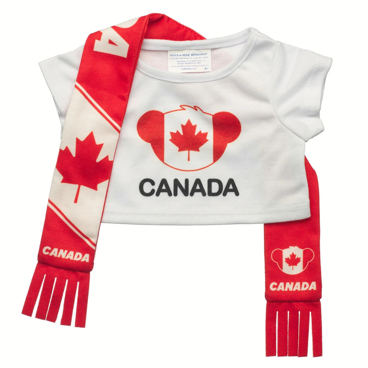 Let's Goal Bear Canada Gift Set | Build-A-Bear - US 5561