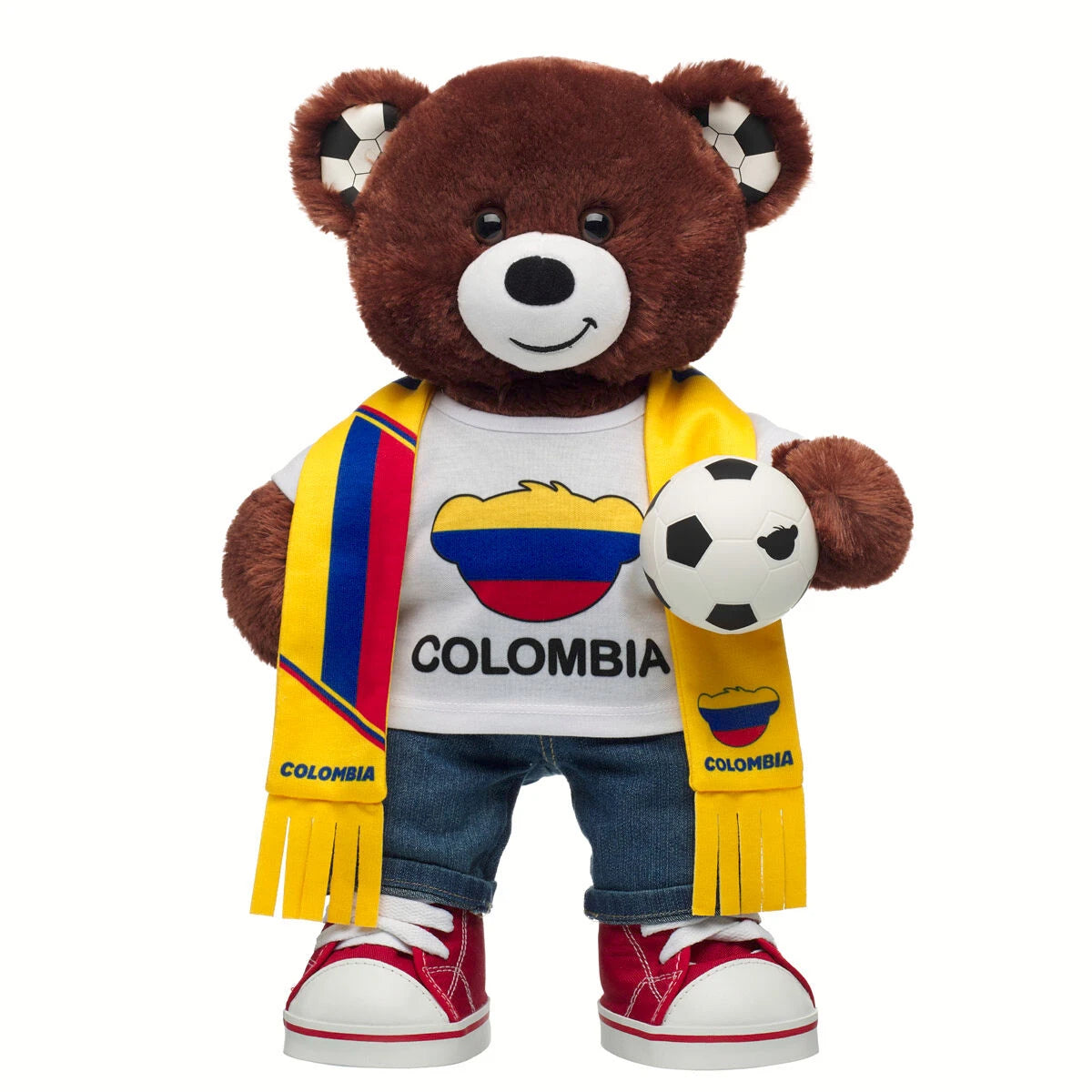 Let's Goal Bear Colombia Gift Set | Build-A-Bear - US 9974