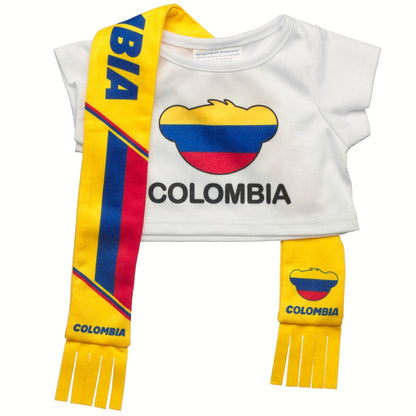 Let's Goal Bear Colombia Gift Set | Build-A-Bear - US 7094