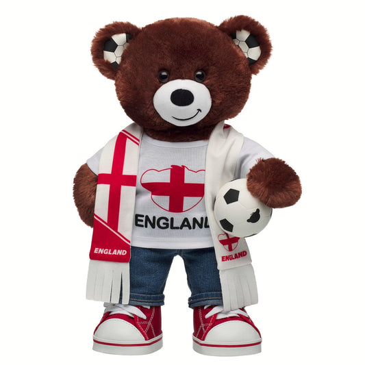 Let's Goal Bear England Gift Set | Build-A-Bear - US 8735