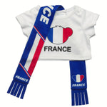 France Scarf &amp; T-Shirt Set | Build-A-Bear - US 9920