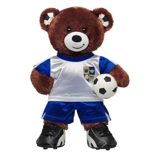 Let's Goal Bear Blue Soccer Uniform Gift Set | BAB - US 6364