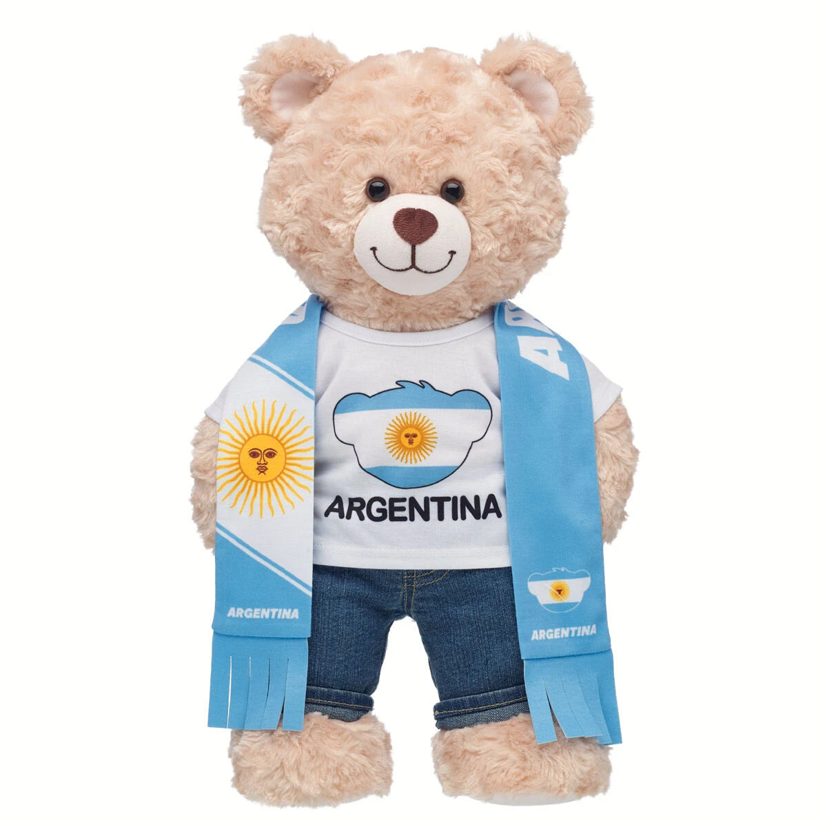 Argentina Scarf &amp; T-Shirt Set | Build-A-Bear - US 0769