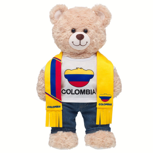 Colombia Scarf &amp; T-Shirt Set | Build-A-Bear - US 6523
