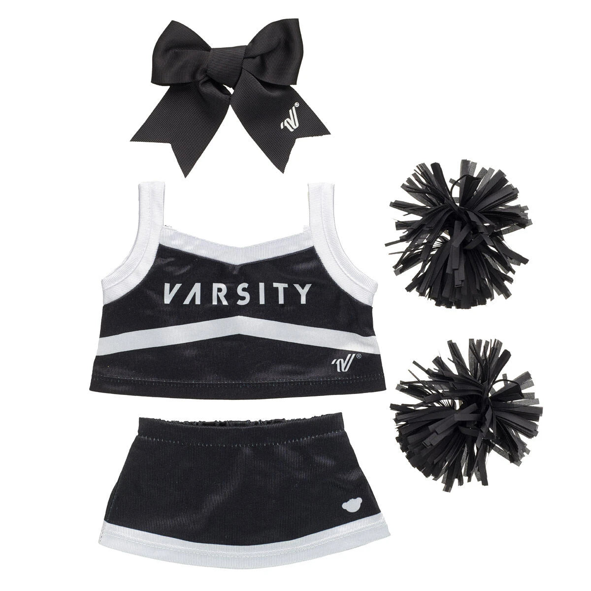 Online-Only Varsity Spirit Black Cheer Uniform | Build-A-Bear® - US 7207