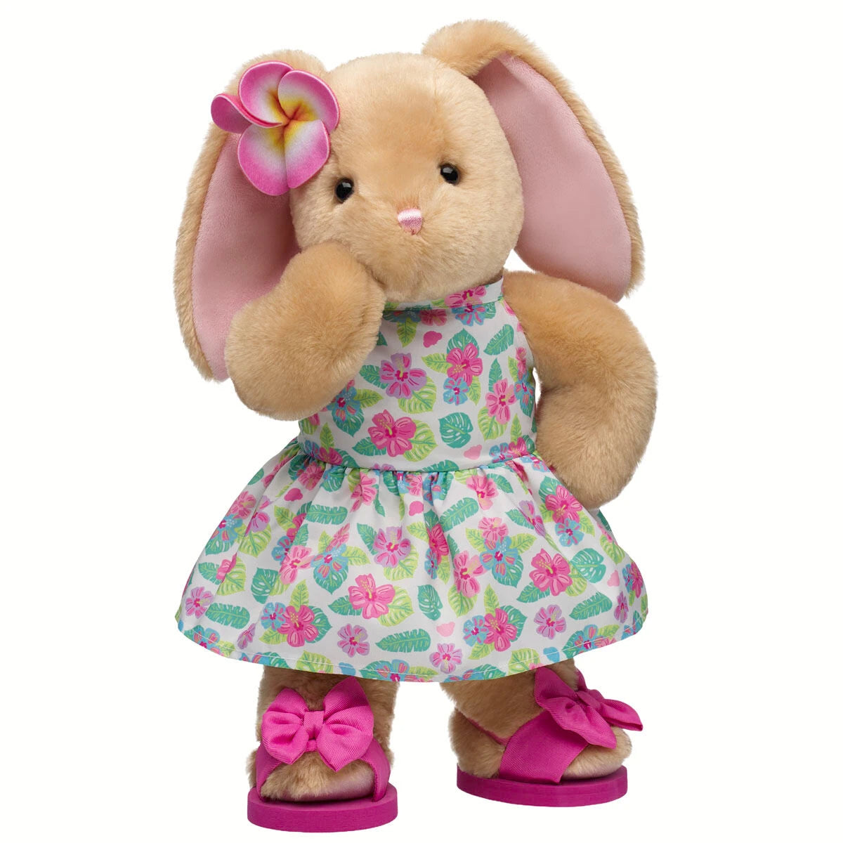 Pawlette Bunny Plush Tropical Gift Set | Build-A-Bear - US 9124