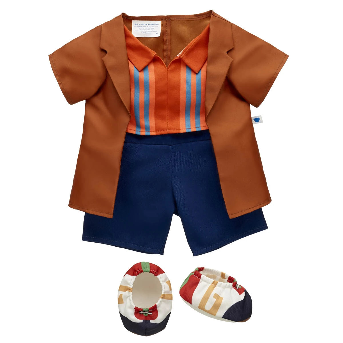 Doctor Who Teddy Bear Fifteenth Doctor Gift Set with TARDIS Gift Box | Build-A-Bear® - US 7793