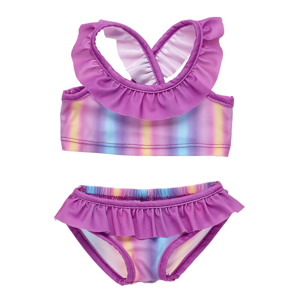 Two-Piece Rainbow Bikini for Stuffed Animals | Shop at Build-A-Bear® - US 0691