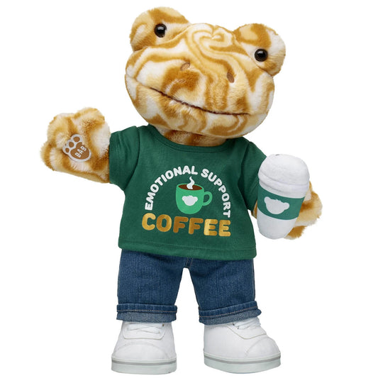 Frappe Frog Stuffed Animal Emotional Support Set | Build-A-Bear® - US 2763