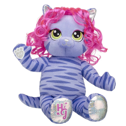Honey Girls Teegan Tiger Pink Hair Plush Toy Gift Set - US 5169