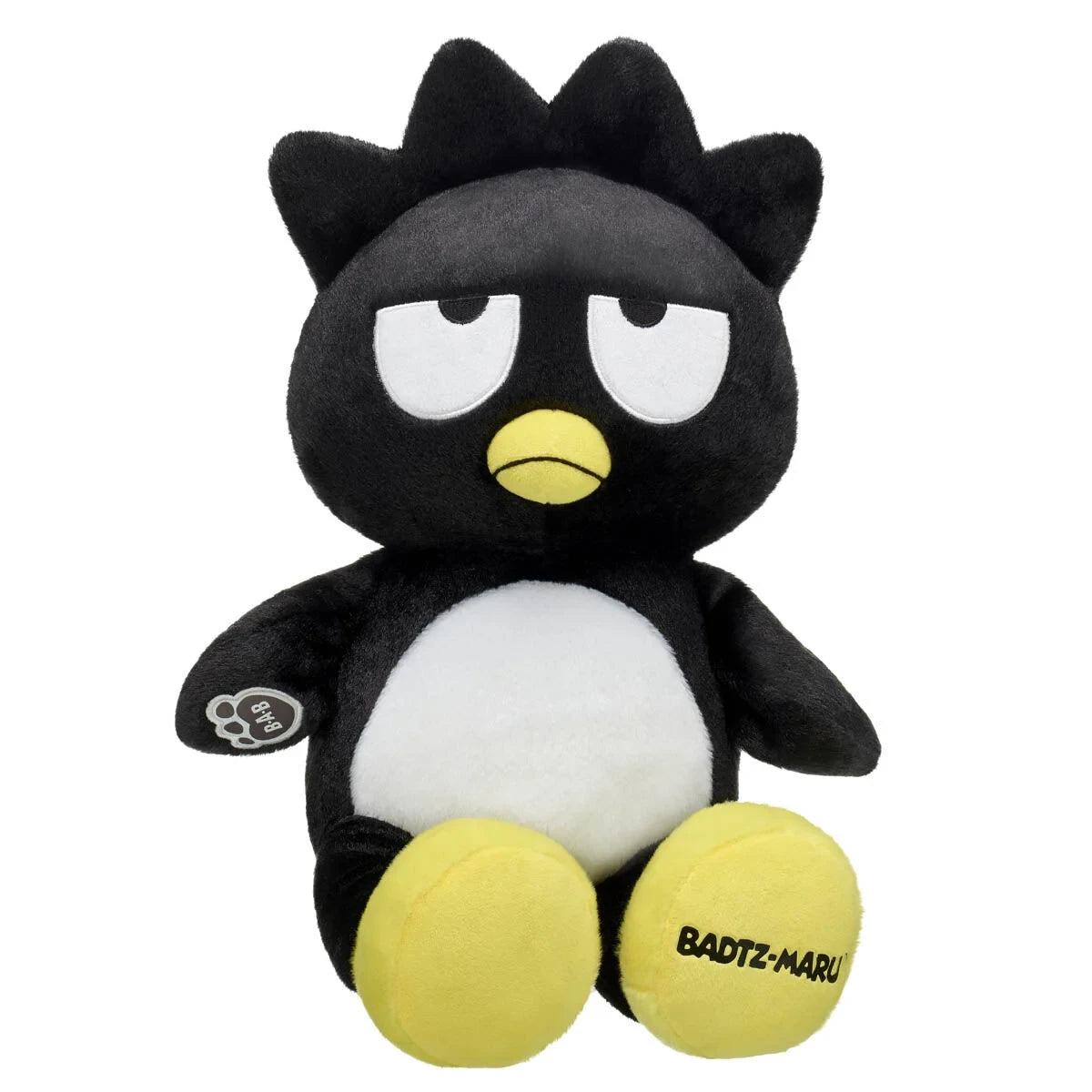 Sanrio® Hello Kitty® and Friends Badtz-maru™ Plush with Overalls| Build-A-Bear® - US 2683