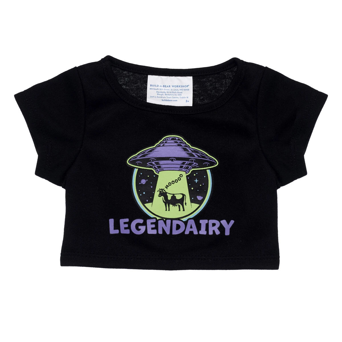 "Legendairy" Alien Cow T-Shirt | Build-A-Bear - US 5502