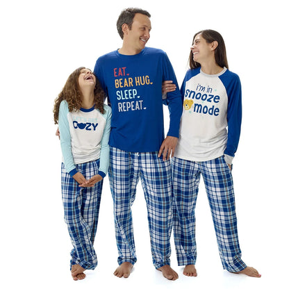 Build-A-Bear Pajama Shop™ Blue Plaid Pants - Adult - US 5099