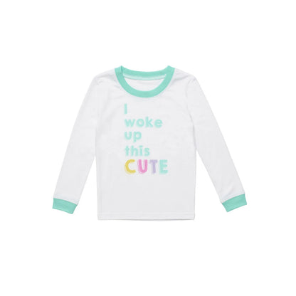Build-A-Bear Pajama Shop™ "I Woke Up This Cute" PJ Top - Toddler and Youth - US 4691