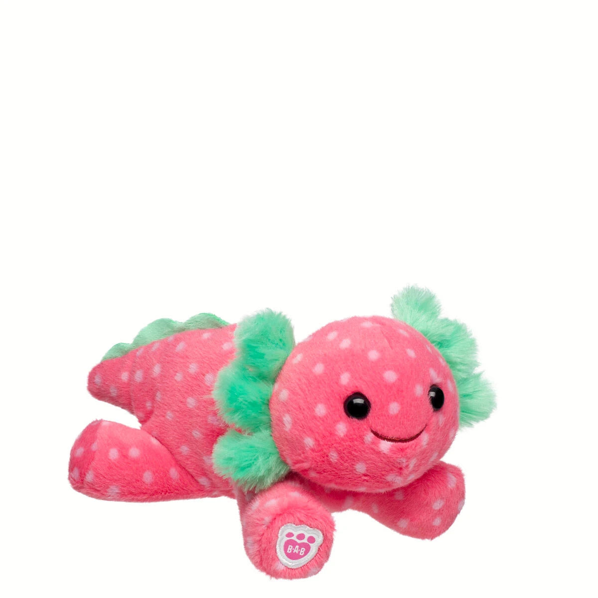Build-A-Bear Mini Beans Strawberry Axolotl Stuffed | BAB - US 7210