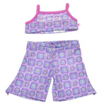Plush Purple Crochet Jumpsuit Set for Stuffed Animals | Build-A-Bear® - US 9909