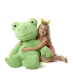 Giant Spring Green Frog Stuffed Animal | Build-A-Bear® - US 7550